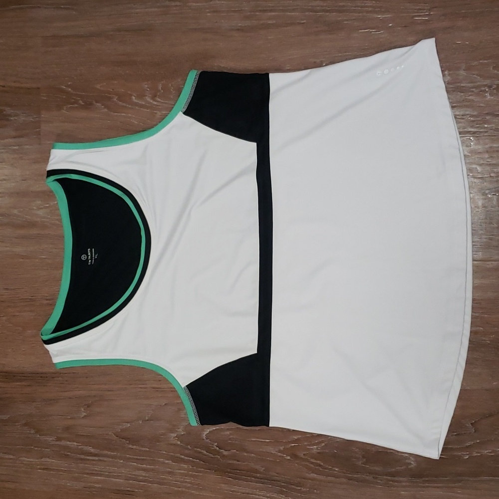 (XL) T by Talbots Activewear Athleisure Golf Color Block Athletic Workout